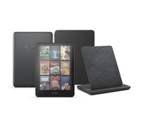 Kindle Paperwhite Signature Edition (versione 2024) da 32 GB senza pubblicità, una cover basata su Amazon Plant e un dock di ricarica wireless Made for Amazon