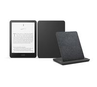 Kindle Paperwhite Signature Edition (versione 2024) da 32 GB senza pubblicità, una cover basata su Amazon Plant e un dock di ricarica wireless Made for Amazon