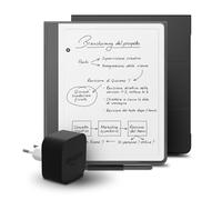 Kindle Scribe (versione 2024) 16 GB, una custodia in pelle Amazon Premium e un alimentatore Amazon Powerfast da 9 W