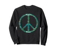 Kindness Equality Love Hope Diversity Inclusion Peace Felpa