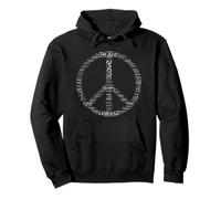 Kindness Equality Love Hope Diversity Inclusion Peace Felpa con Cappuccio