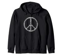 Kindness Equality Love Hope Diversity Inclusion Peace Felpa con Cappuccio
