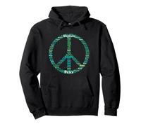 Kindness Equality Love Hope Diversity Inclusion Peace Felpa con Cappuccio