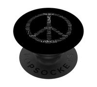 Kindness Equality Love Hope Diversity Inclusion Peace PopSockets PopGrip Adesivo