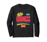 Kindness Free And Always in Season Be a Good Human Retro Maglia a Manica