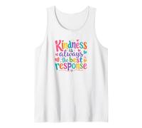 Kindness Is Always The Best Response Cute Colorful Kindness Canotta