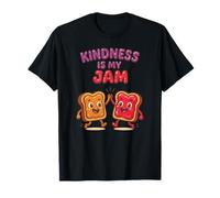 Kindness Is My Jam Carino Toast alla Gelatina al Burro di Arachidi Maglietta