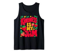 Kindness Is My Jam Mental Health T-Shirt Positivity Design Canotta
