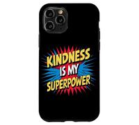 Kindness is My Superpower Anti Bullying Be Kind Comic Kids Custodia per iPhone 11 Pro