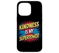 Kindness is My Superpower Anti Bullying Be Kind Comic Kids Custodia per iPhone 14 Pro Max