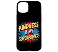 Kindness is My Superpower Anti Bullying Be Kind Comic Kids Custodia per iPhone 15 Plus