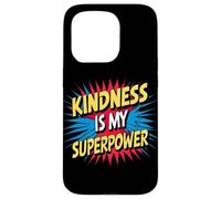 Kindness is My Superpower Anti Bullying Be Kind Comic Kids Custodia per iPhone 15 Pro