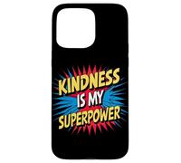 Kindness is My Superpower Anti Bullying Be Kind Comic Kids Custodia per iPhone 15 Pro Max