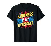 Kindness is My Superpower Anti Bullying Be Kind Comic Kids Maglietta