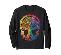 Kindness Peace Equality Love Inclusion Hope Diversity Maglia a Manica