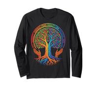 Kindness Peace Equality Love Inclusion Hope Diversity Maglia a Manica