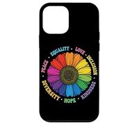 Kindness Peace Equality Love Inclusion Hope Diversity Retro Custodia per iPhone 12 mini