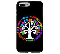 Kindness Peace Equality Love Inclusion Hope Diversity Retro Custodia per iPhone 7 Plus/8 Plus