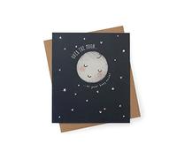 Kindred Biglietto di auguri per i genitori con busta, motivo Over the Moon, From the Studio