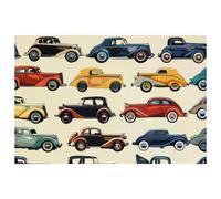 Kinds of Cars - Set di 6 tovagliette per tavoli da pranzo, 30,5 x 45,7 cm, antiscivolo, resistenti al calore, tovagliette da cucina