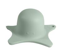Kindsgut Aiuto per la doccia, per bambini, in silicone, a forma di stella marina, design elegante, supporto per lavare i capelli, unisex, senza BPA, pistacchio