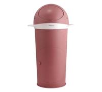 Kindsgut Mangiapannolini e pattumiera pannolini Balena 35 L, rosa antico | Bidone pannolini antiodore con doppia chiusura, uso a una mano, sacchetto/ricarica tubolare e taglierina protetta