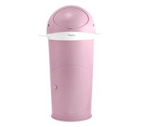Kindsgut Mangiapannolini e pattumiera pannolini Balena 35 L, rosa pallido | Bidone pannolini antiodore con doppia chiusura, uso a una mano, sacchetto/ricarica tubolare e taglierina protetta