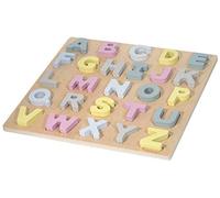Kindsgut Puzzle alfabeto e lettere in legno, 26 lettere, Hanna