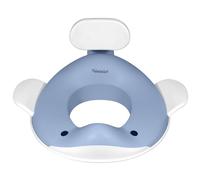 Kindsgut Riduttore, a forma di balena, per WC, per bambini. Disegno a balena pensato per i bambini, e adatto ai bambini: a misura di bambino - colore grigio-azzurro