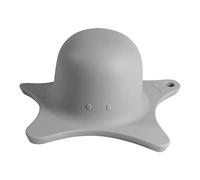 Kindsgut Risciacqua Capelli Bambini e Caraffa Bagnetto, grigio chiaro | Ausilio doccia in silicone senza BPA a stella marina, bordo morbido contro acqua negli occhi, da 6 mesi, 19,5 x 18 x 9 cm