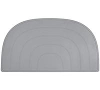 Kindsgut Tovaglietta Pappa Silicone Arcobaleno, Grigio Scuro