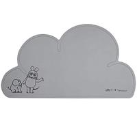Kindsgut Tovaglietta Silicone Nuvola, Antiscivolo, Grigio Chiaro