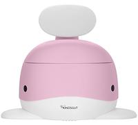 Kindsgut vasino, wc per bambini, design a forma di balena e colori tenui, per l'addestramento al bagno, rosa pallido