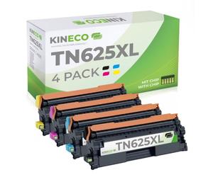 Kineco TN625XL - Toner compatibile per Brother CMYK 5500/4500 pagine