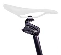 Kinekt Bodyfloat XR - Reggisella ammortizzato in alluminio, 27,2 x 420 cm, colore: Nero