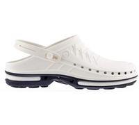 Kinemed ZOCCOLI WOCK CLOG IN GOMMA BICOLORE BIANCO/BLU 45/46 1 PAIO