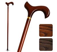 KINEPHARMA Bastone da Passeggio in Legno Premium per Tutte Le età con Manico Derby da 92 cm | per Altezze da 1,65 a 1,85 m | Bastone per Uomo e Donna Robusto, Stabile e Ergonomico