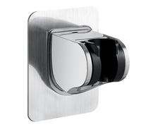Kinesgsg Supporto Doccia Adesivo Universale, Autoadesivo, Regolabile a 45° | Porta Cornetta Doccia, Supporto Soffione Doccia, Senza Punta di Foratura Adesivo Staffa Soffione, per Hotel Bagno, Argento