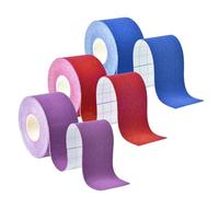 Kinesio tape, 3 rotoli, Benda Elastica Autoadesiva, Tape Kinesiologico Impermeabile ed Elastico Nastro Kinesiologico, Nastro Kinesiologico nastri amici della pelle per ginocchio spalla gomito