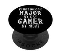 Kinesiology Major By Day Gamer By Night College Biomechanics PopSockets PopGrip Adesivo