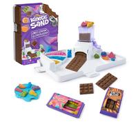 Kinetic Sand, Laboratorio dei Dolci con 453 g di Sabbia modellabile, Custodia a Forma di Snack, 8 Attrezzi e formine, Giocattolo sensoriale a Tema Alimenti e Creativo per Bambini dai 5 Anni in su