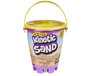 Kinetic Sand, Mini Secchiello con 170 g di Sabbia Effetto bagnasciuga, per Bambini dai 3 Anni in su