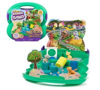 Spin Master Kinetic Sand Parco Giochi dei Cuccioli – 680 g, 3 accessori, 2 attrezzi, valigetta