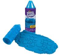 Kinetic Sand, pastello a cera Stamp N' Roll con 85 g di sabbia da gioco blu, giocattoli per bimbi piccoli, giocattoli artistici per bambine e bambini dai 3 anni in su
