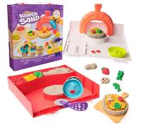 Kinetic Sand, Set di Gioco Squish Pizza, con 452 g di Sabbia e 5 Attrezzi, Giocattoli per Bambini e Bambine, 5+ Anni