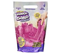 Kinetic Sand Spiaggia Schimmersand Crystal Pink, 907 g, Glitterata Rosa per Gioco di Sabbia Indoor dalla Svezia, dai 3 Anni in su, Colore Nero, Medio, 6060800