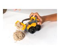 Kinetic Sand, Set Cantiere con Veicolo da Lavoro, 454Gr di Sabbia, dai 3 Anni - 6044178