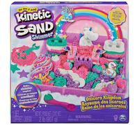 Kinetic Sand Sabbia magica - Regno degli unicorni 907 g + 8 stampi - Crea diverse forme ipnotizzanti con questa sabbia magica e colorata come la pasta da modellare, giocattolo per bambini 3 anni e +