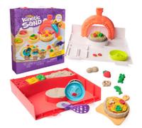 Kinetic Sand, Set di Gioco Squish Pizza, con 452 g di Sabbia e 5 Attrezzi, Giocattoli per Bambini e Bambine, 5+ Anni