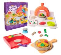 Kinetic Sand, Set di Gioco Squish Pizza, con 452 g di Sabbia e 5 Attrezzi, Giocattoli per Bambini e Bambine, 5+ Anni